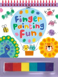 FINGER PAINTING FUN.