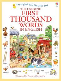 First Thousand Words in English Sticker Book